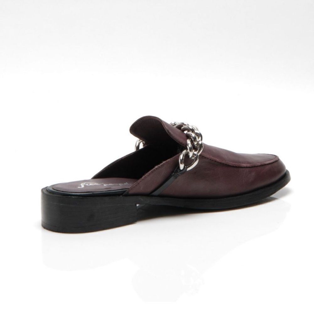 FREE PEOPLE Vida Mules / Fig Leather SIZE 6 - Picture 5 of 6